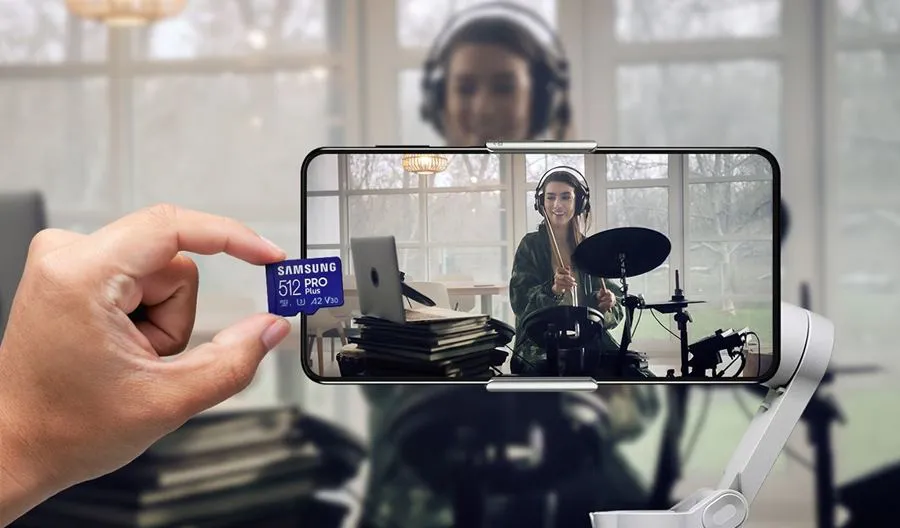 Karta pamięci Samsung microSDXC PRO Plus 2023 256 GB A2 V30 U3 UHS-I (180 MB/s) + adapter SD